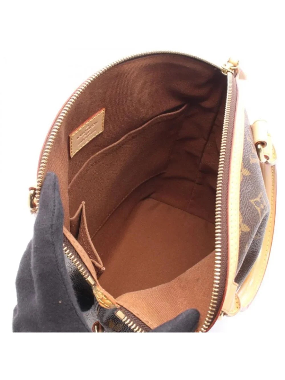 Louis Vuitton Handbag Rock It Coatingcanvas Leather